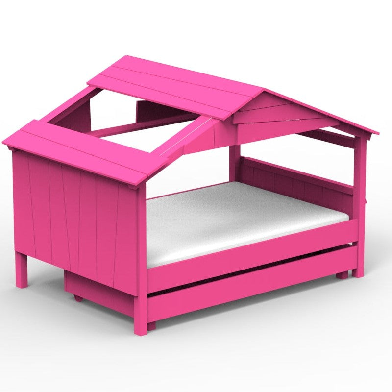 Children's_Star_Treehouse_Bed_Mathy_By_Bols_summer_pink