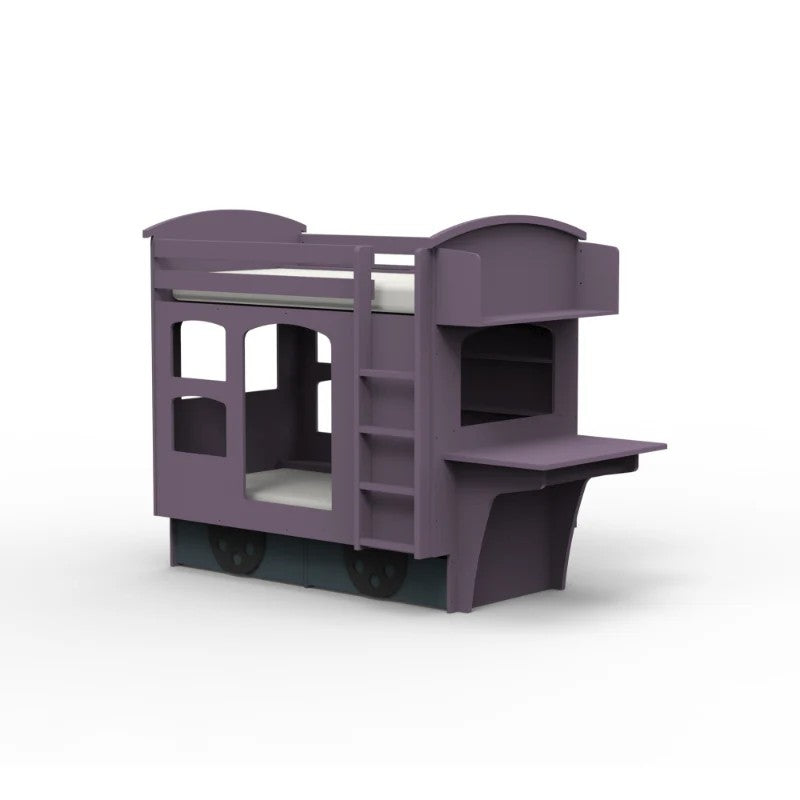 Children's_Wagon_Themed_Bed_-_Mathy_By_Bols_cuberland_purple_and_basalt_grey