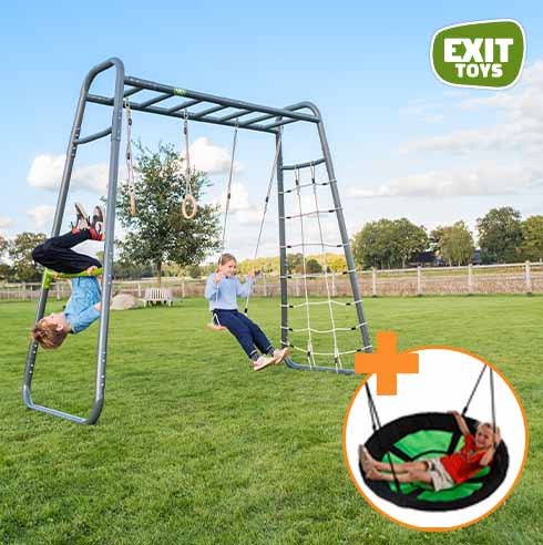 EXIT Get Set monkey bars free nest swing