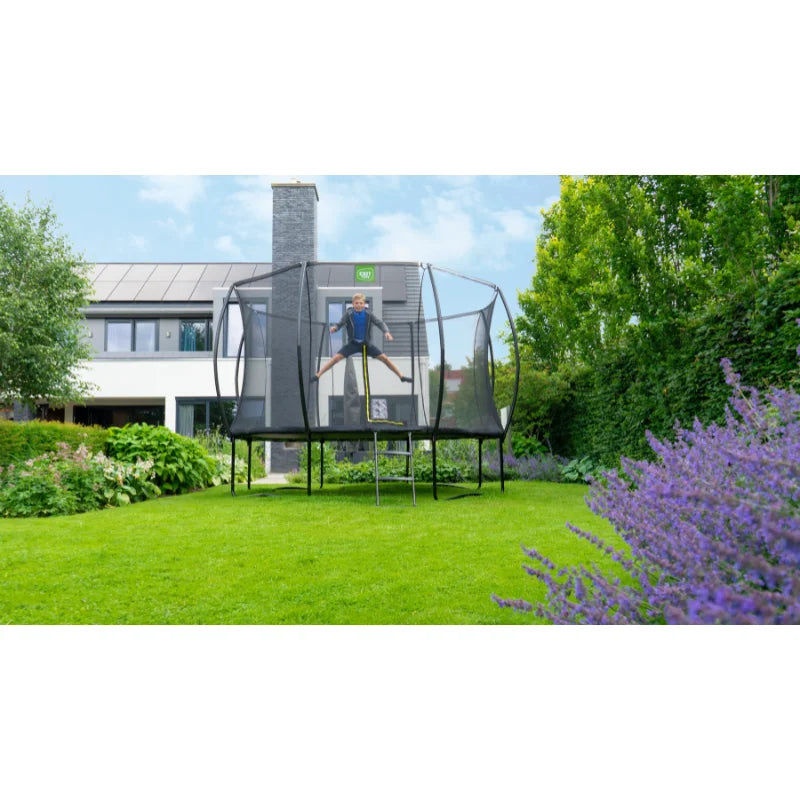 EXIT_Silhouette_12ft_Trampoline_On_Legs_black_boy_jumping