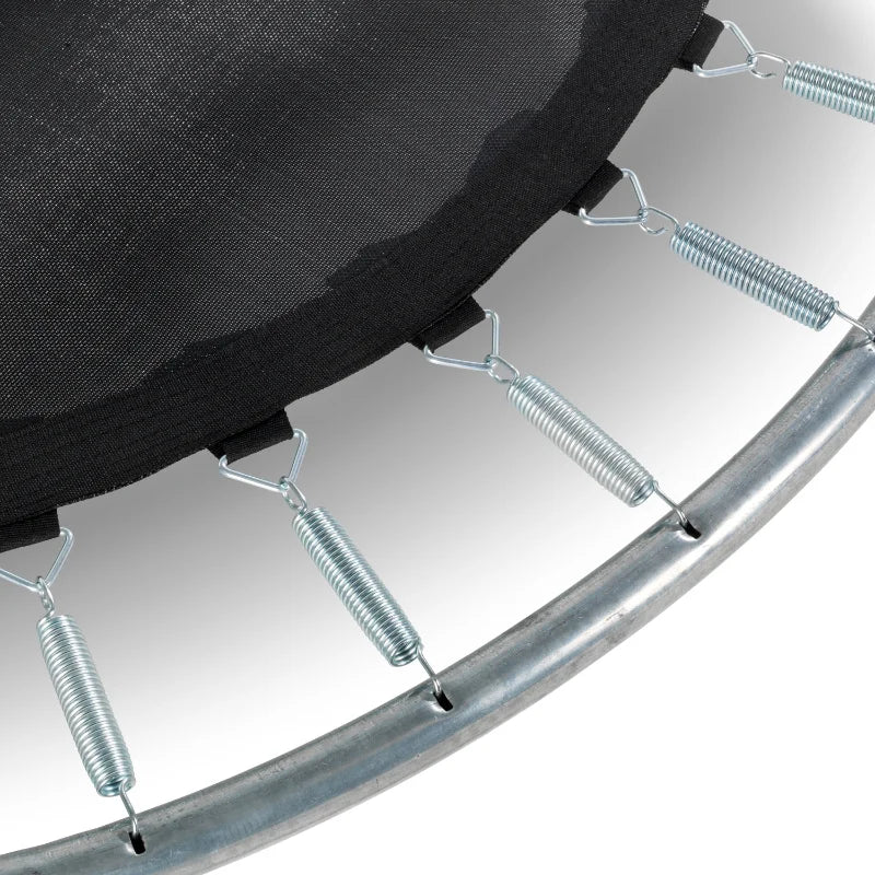 EXIT_Silhouette_12ft_Trampoline_On_Legs_black_spring_view