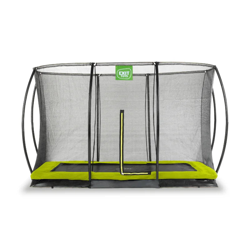 EXIT_Silhouette_7x10ft_Ground_Trampoline_green_product_view