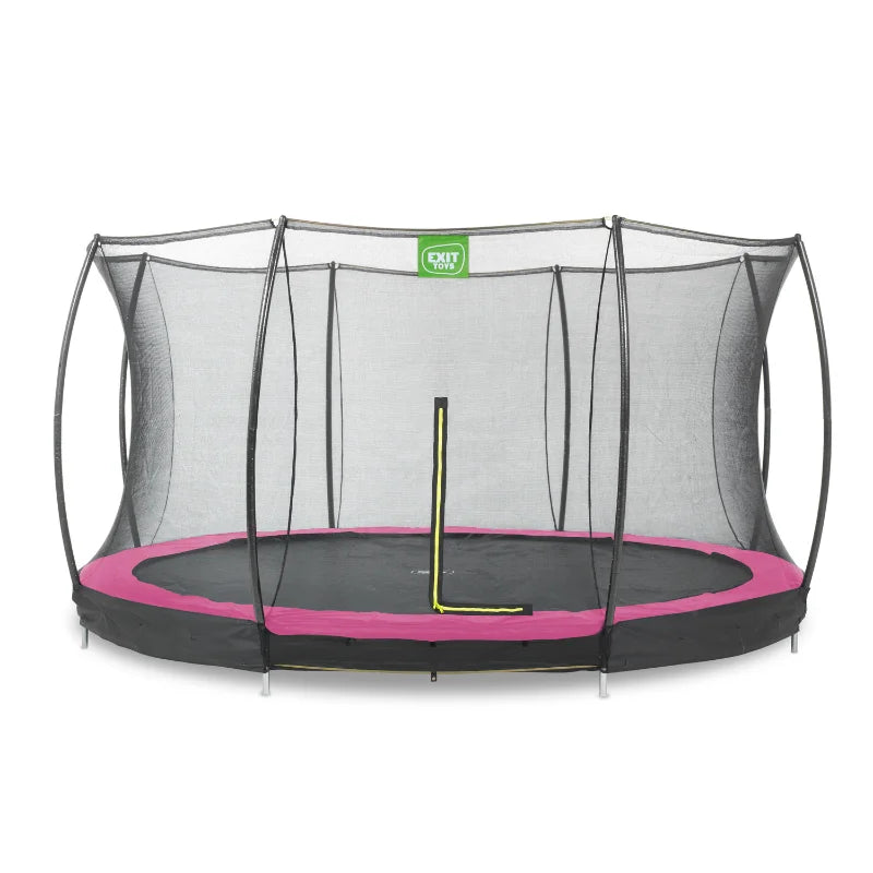 EXIT_Silhouette_InGround_14ft_Trampoline_pink_product_view