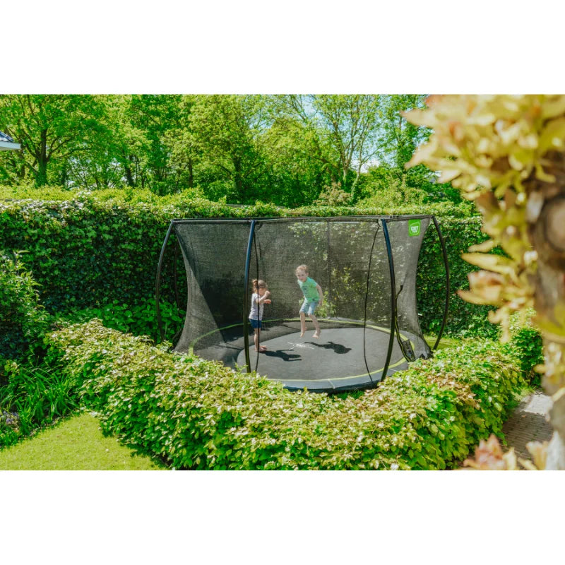 EXIT_Toys_Silhouette_Ground_Trampoline_12ft_kids_outside