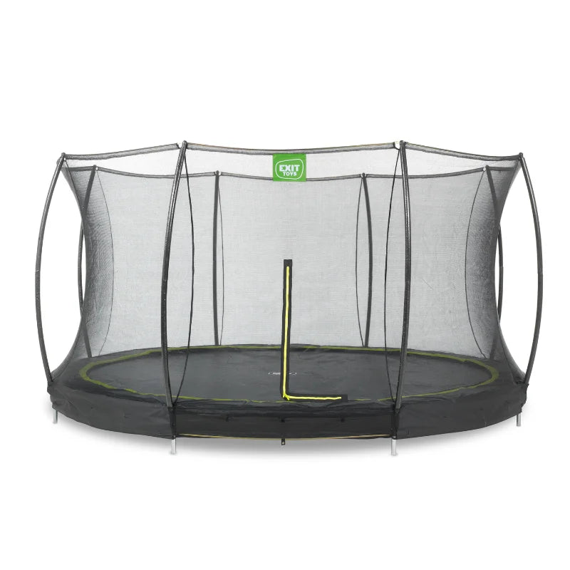 EXIT Toys Silhouette - Trampolín Deportivo para el Suelo, 14 pies, Gran trampolín Redondo enterrado para Exteriores, para Mayores de 14 años, Incluye Sistema de Seguridad para los pies, fácil Acceso EXIT Toys Silhouette - Trampolín Deportivo para el Suelo, 14 pies, Gran trampolín Redondo enterrado para Exteriores, para Mayores de 14 años, Incluye Sistema de Seguridad para los pies, fácil Acceso