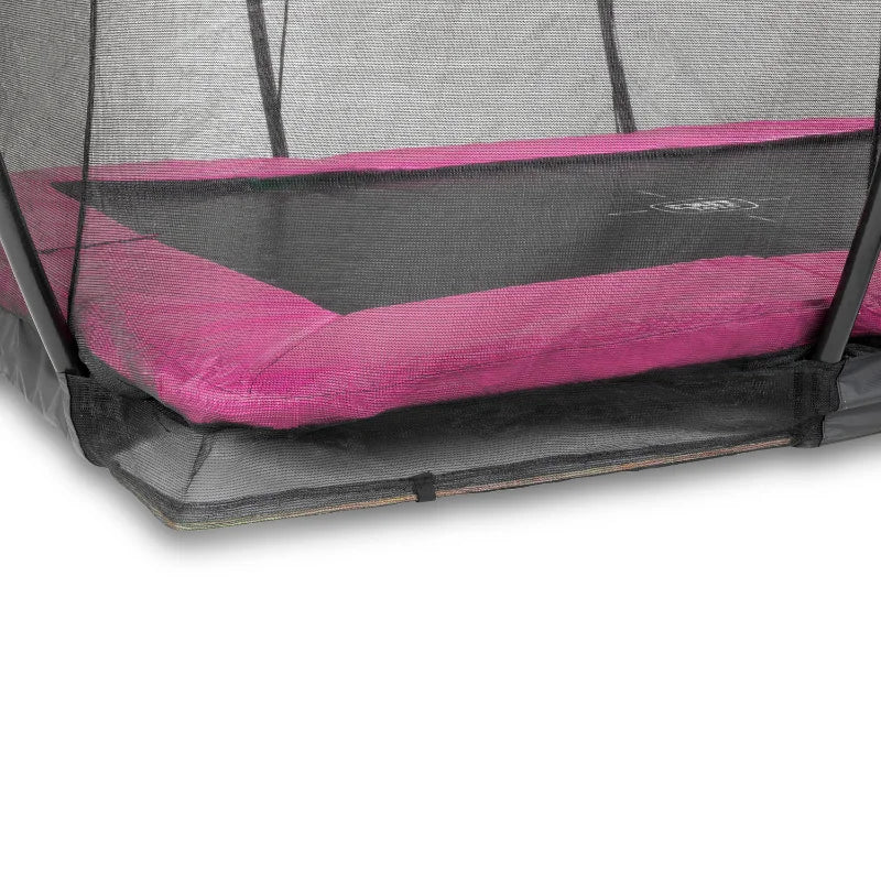 EXIT_Toys_Silhouette_Ground_Trampoline_Rectangle_jumping_mat_with_net