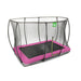 EXIT_Toys_Silhouette_Ground_Trampoline_Rectangle_pink_product_side_view