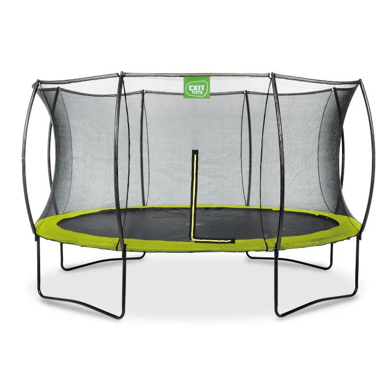 EXIT_Toys_Silhouette__Above_Ground_Trampoline_12ft_green_product_view