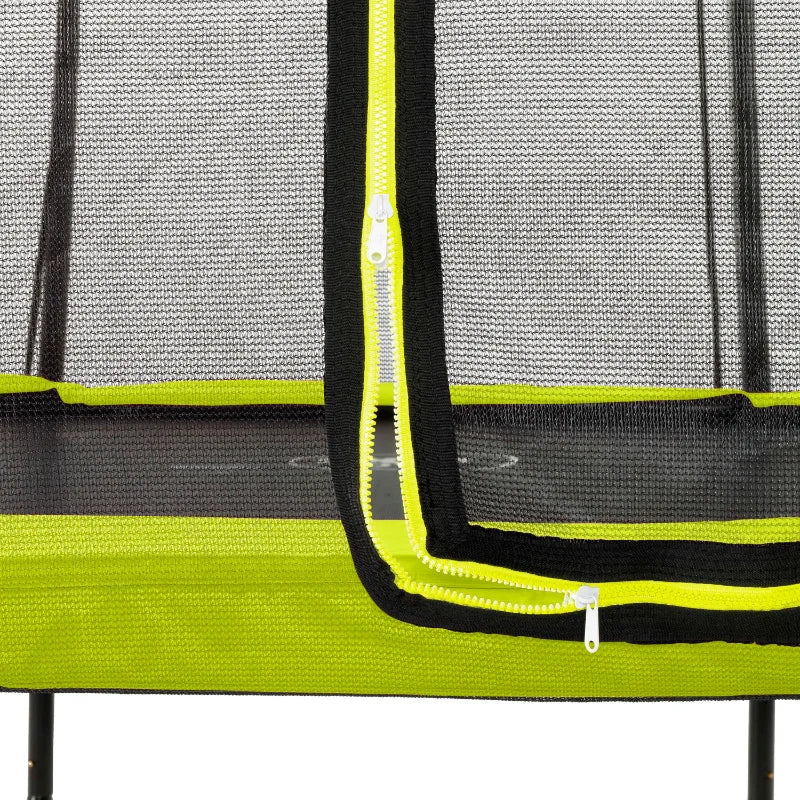 EXIT_Toys_Silhouette__Above_Ground_Trampoline_12ft_green_safety_net