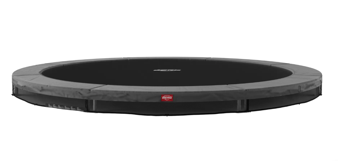Favorit_14ft_Trampoline_in_ground_without_safetynet_grey