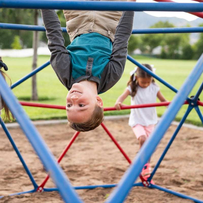 Lifetime_climbing_dome_earthtone_boy_upside_down