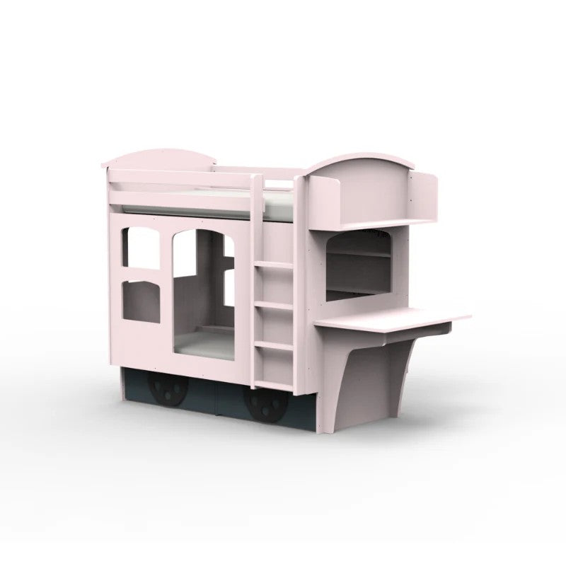 Mathy_By_Bols_Wagon_Childs_Single_Bed_powder_pink_and_basalt_grey