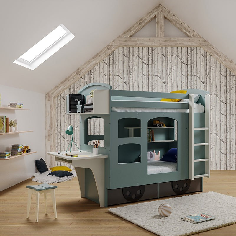 Mathy_By_Bols_Wagon_Childs_Single_Bed_white_and_grey