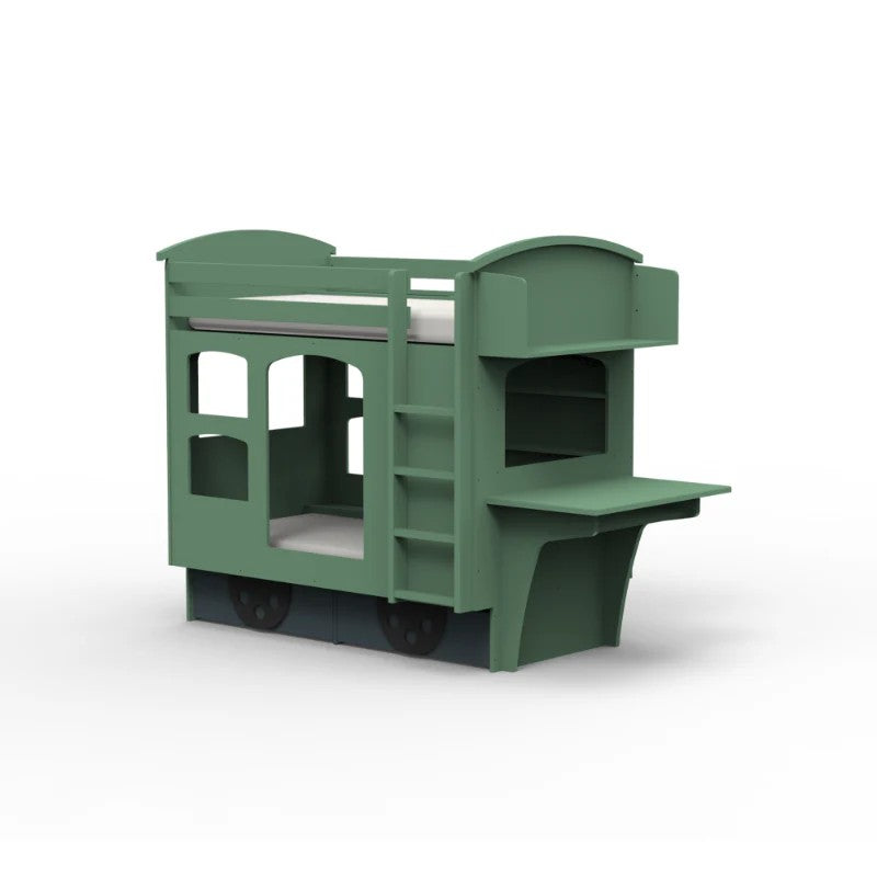 Mathy_By_Bols_Wagon_Kids_Bed_jungle_green_and_basalt_grey