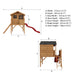 Mercia_poppy_playhouse_with_slide_external_dimensions