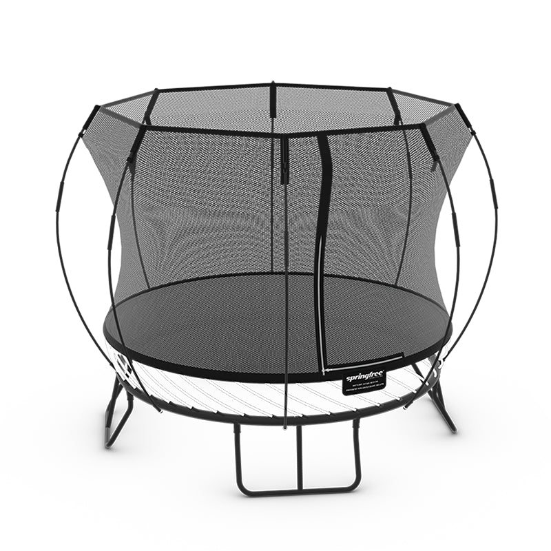 Springfree_Compact_Round_Trampoline_8-ft_round_model_view