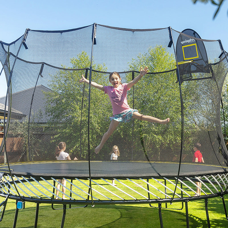 Springfree Jumbo Round Trampoline Happy Hideouts