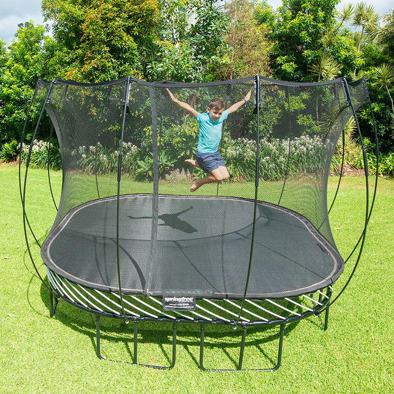 Springfree Large Square Trampoline Happy Hideouts