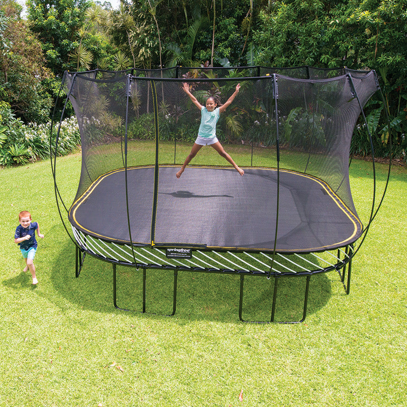 Springfree rectangle trampoline top