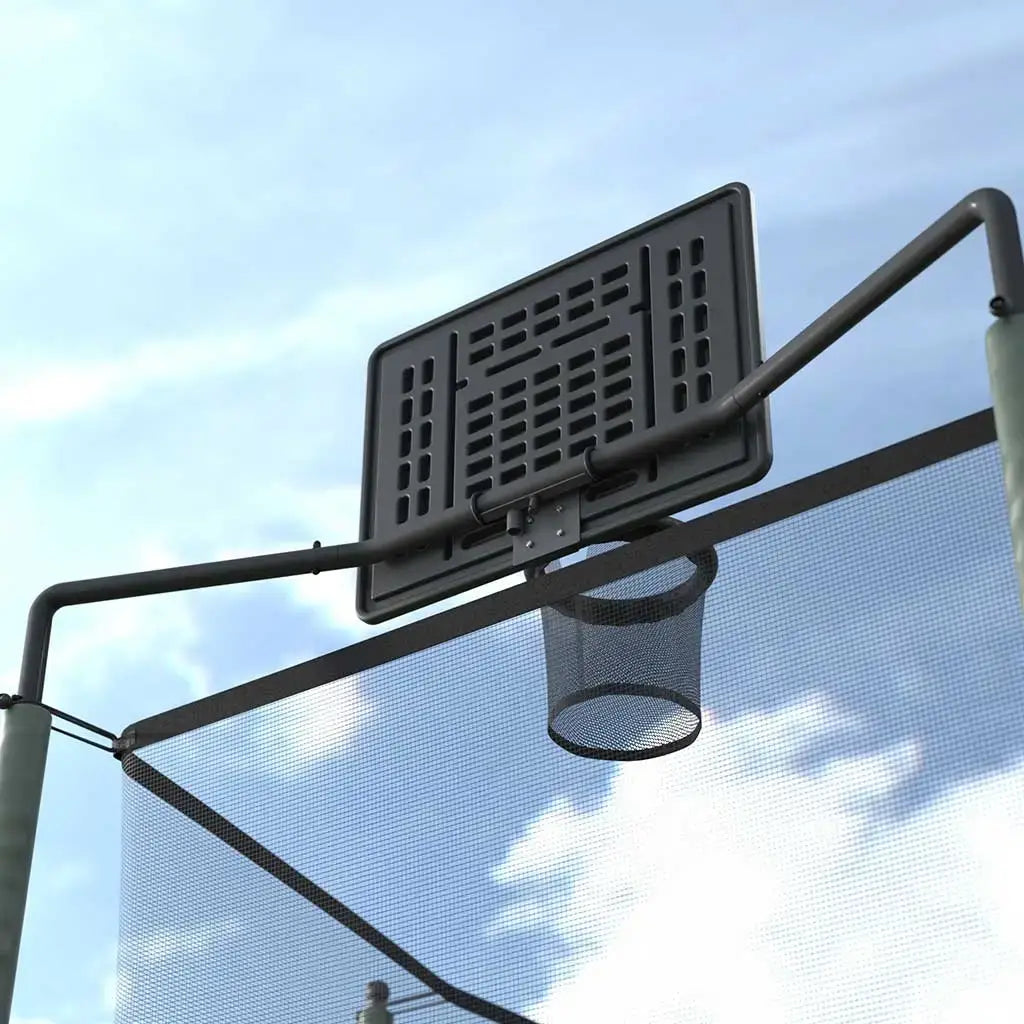 back-side-view-of-acon-trampoline-basketball-hoop-attached-to-enclosure