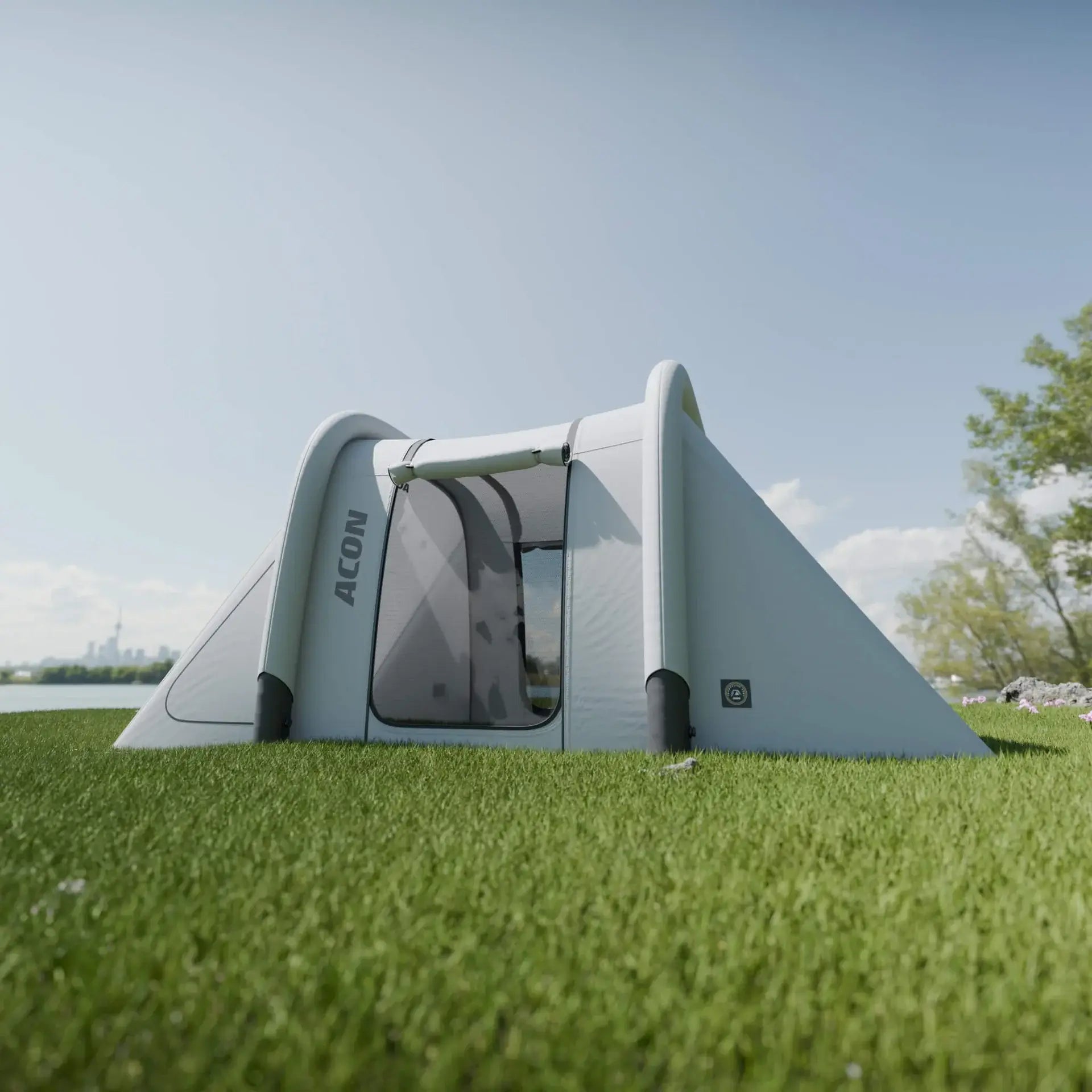 outside-set-up-of-acon-trampoline-tent-on-ground