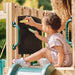adult-and-toddler-drawing-on-chalkboard-inside-wooden-playcentre