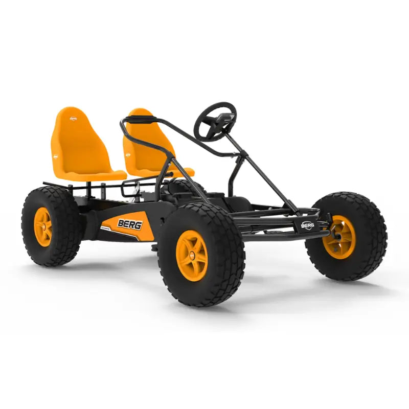 overview-of-berg-duo-coaster-go-kart-with-robust-frame-and-yellow-seats-on-white-background