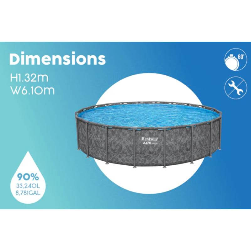 bestway-apx-365-round-above-ground-pool-dimensions-and-water-capacity-graphic