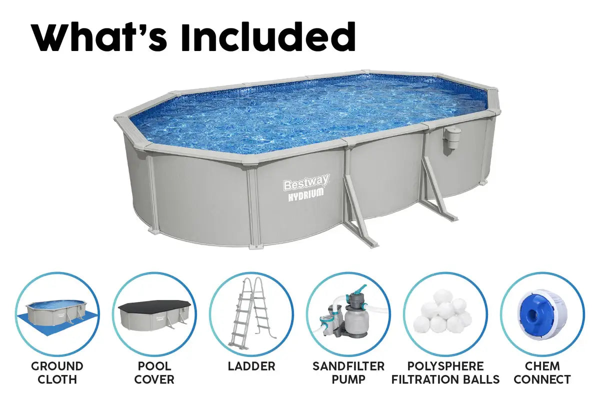 bestway-hydrium-20ft-oval-pool-set-with-ground-cloth-cover-ladder-sand-filter-and-chemconnect