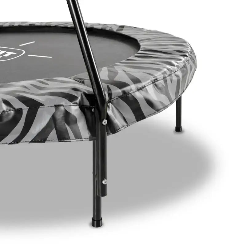 black-grey-padding-detail-on-exit-tiggy-kids-trampoline-with-handle-bar