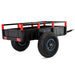 black-two-wheel-pedal-go-kart-trailer-with-red-rail-accents-and-tow-bar-on-white-background