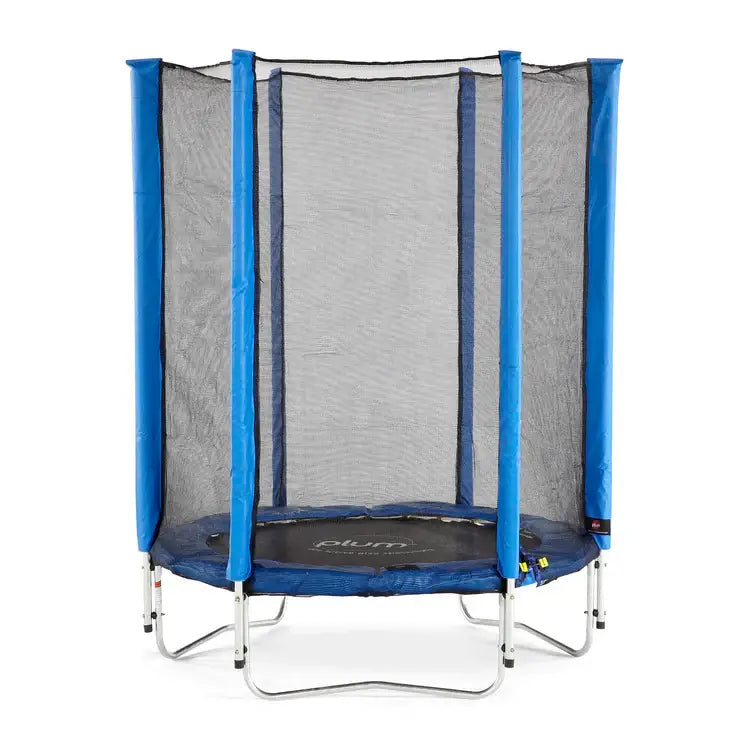 blue-junior-trampoline-with-safety-net-for-small-children
