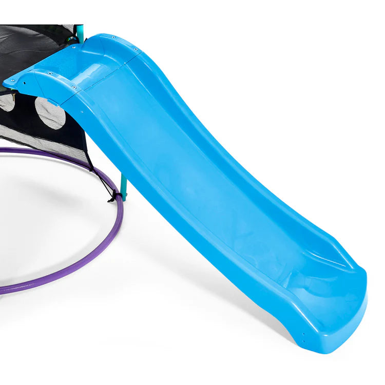 bright-blue-slide-attached-to-small-round-play-unit