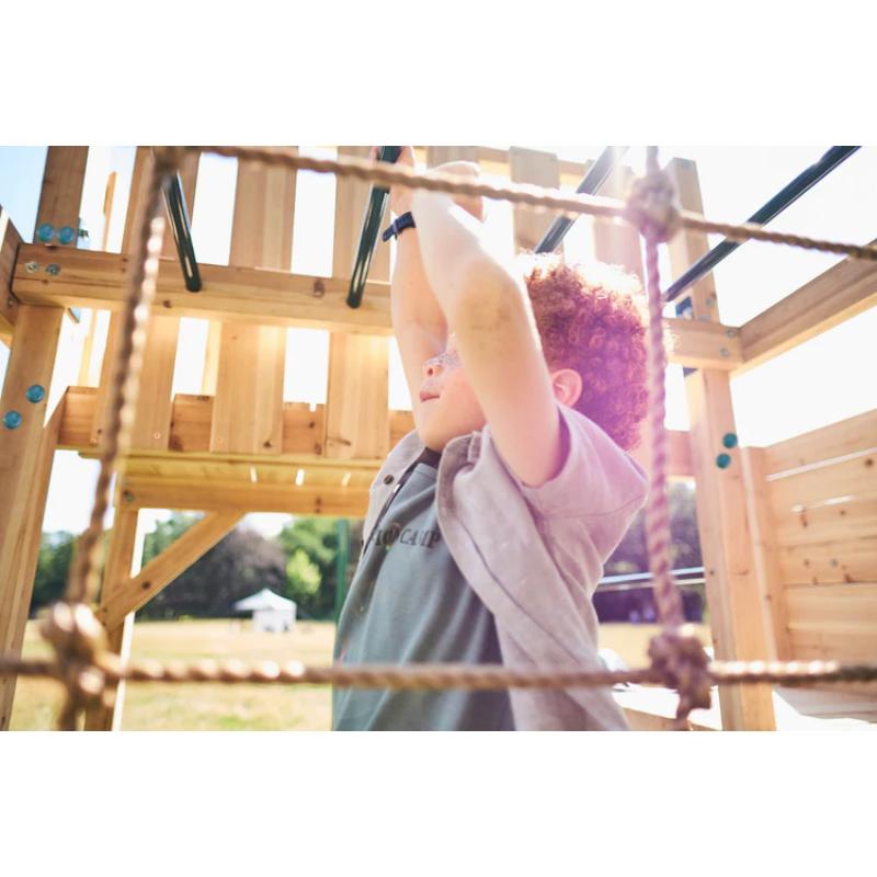 children-climbing-cargo-net-and-monkey-bars-on-plum-wooden-activity-center