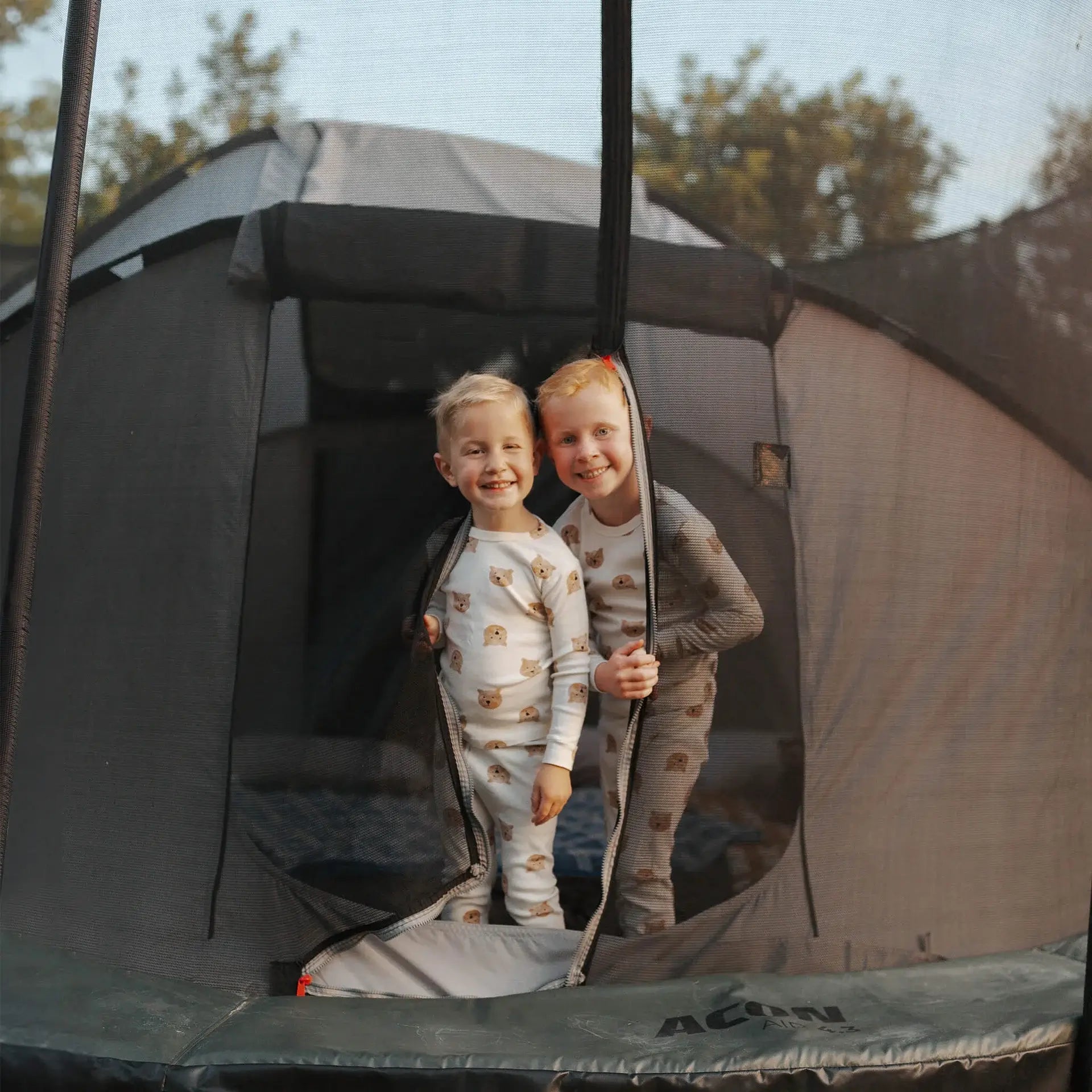 smiling-children-inside-acon-trampoline-tent
