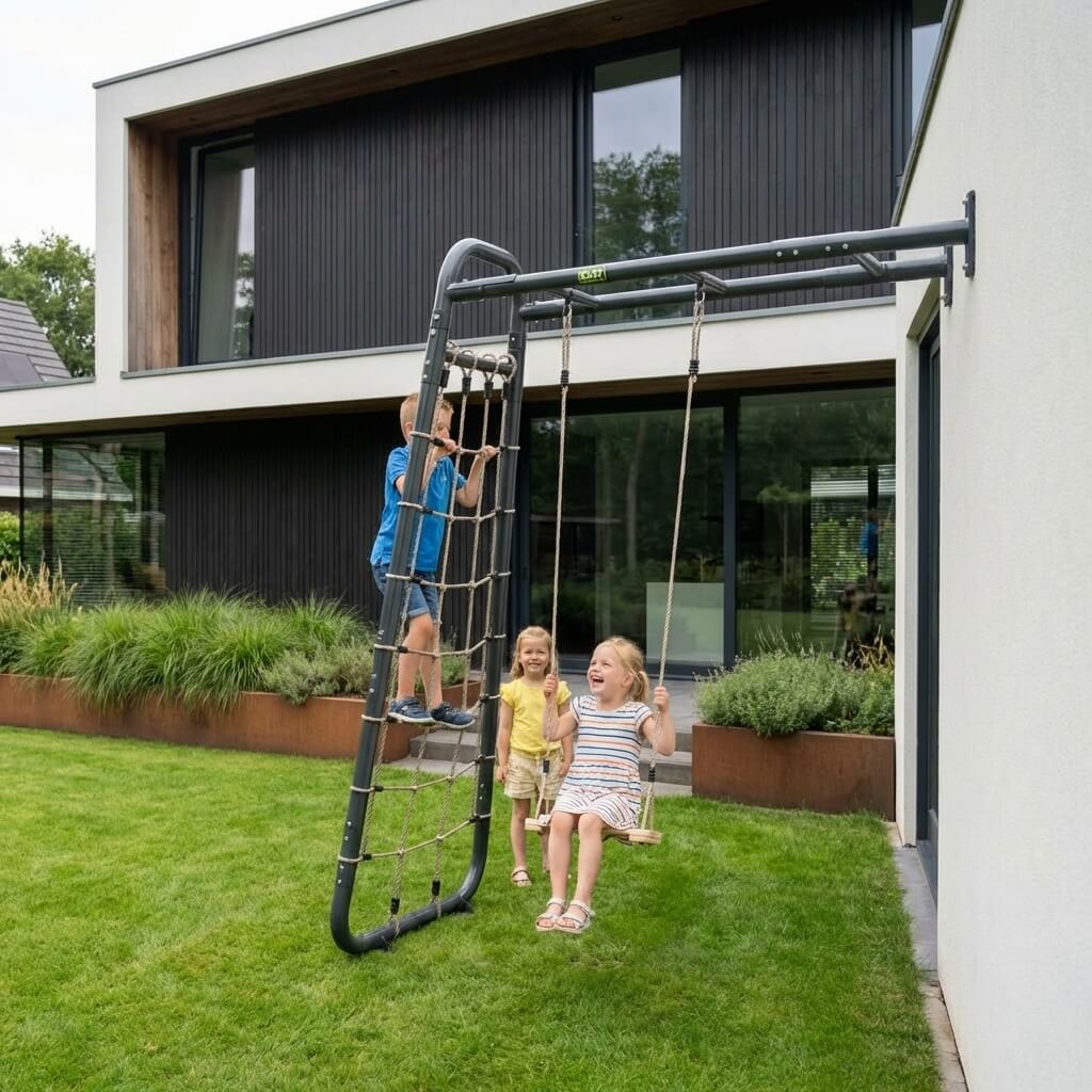 children-using-wall-mounted-swing-and-climbing-frame-outside-contemporary-home_a1d83fe2-f9c1-4b46-9ba7-59198fa43727