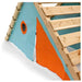 close-up-of-blue-and-orange-play-tent-side-panel-with-round-window-and-door-flap