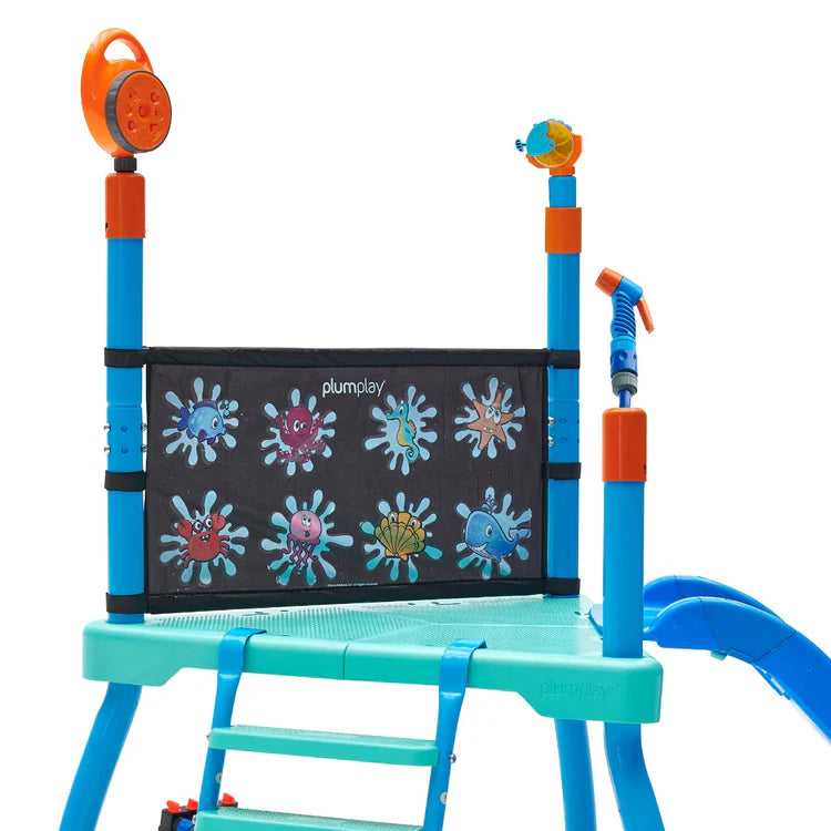 close-up-of-blue-plastic-water-play-accessories-and-interactive-elements-attached-to-the-wooden-frame_2