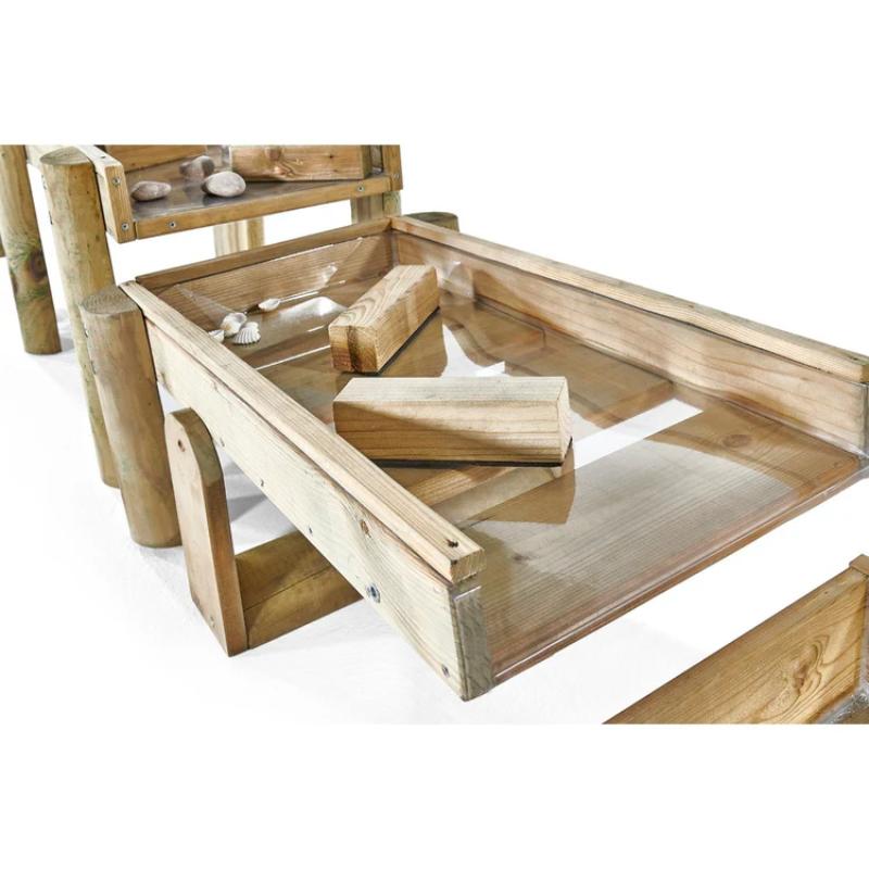 close-up-of-lower-collection-tray-on-premium-wooden-water-run-with-clear-base-and-wooden-blocks