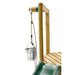 close-up-of-playcentre-bucket-on-rope-pulley-next-to-green-slide