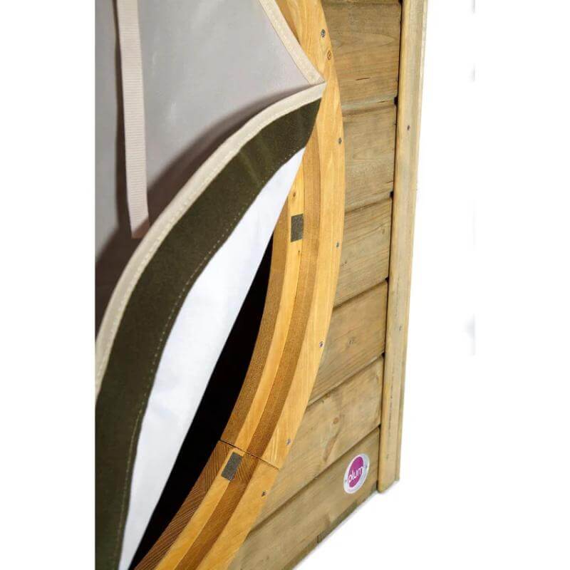 close-up-of-round-door-cover-on-plum-discovery-nature-play-hideaway