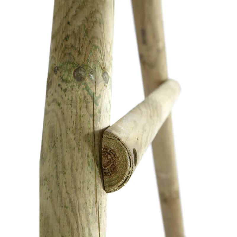 close-up-of-round-wooden-ladder-rung-fixed-into-swing-set-frame