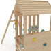 close-up-of-wooden-lookout-tower-with-binoculars-handles-climbing-holds-and-roof-detail