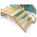 close-up-of-wooden-playcentre-platform-step-ladder-and-blue-slide-attachment