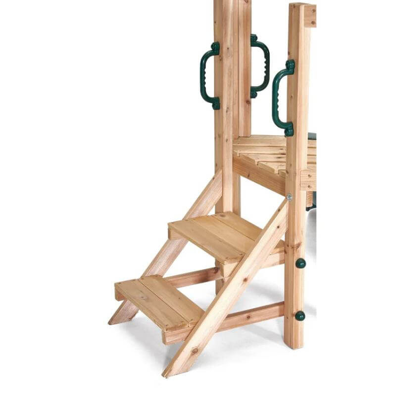 close-up-of-wooden-playcentre-step-ladder-with-green-handles