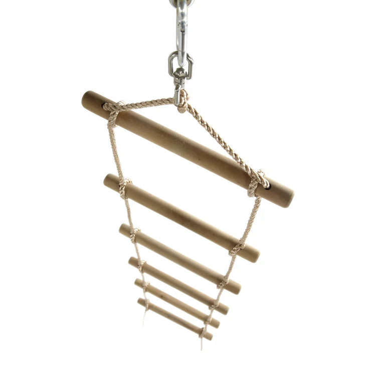 close-up-view-of-a-sturdy-knotted-climbing-rope-hanging-from-a-wooden-gibbon-swing-set-beam