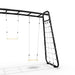 exit-getset-monkeybar-MB310-black-version-steel-frame-detail-with-net-swing-trapeze
