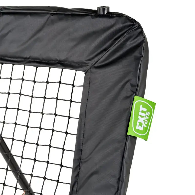 EXIT Kickback adjustable sports rebounder net and corner detail.