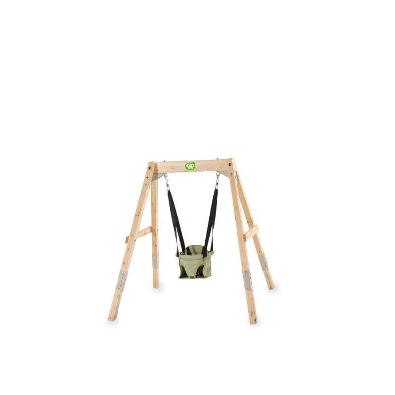 exit-toys-silvi-wooden-swing-frame-with-baby-seat-on-white-background