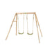 exit-toys-silvi-wooden-swing-set-with-two-green-swing-seats-on-white-background-variant